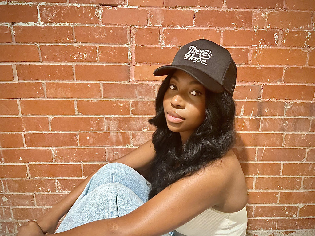 Trucker Hat - Black & White