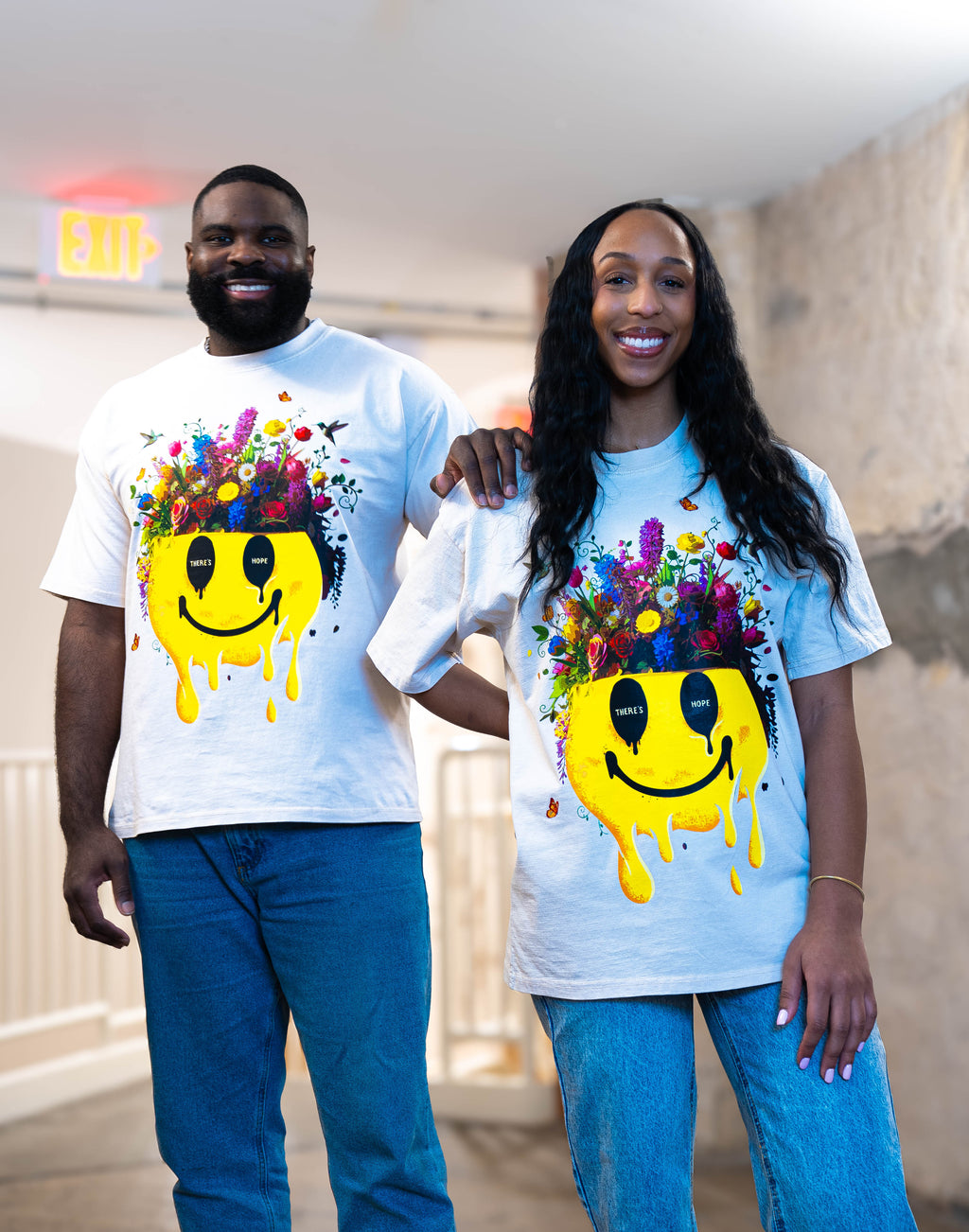 Blossoming Mind OVERSIZED Tee - Tan